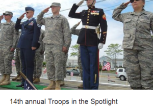 2018 Troops In the Spotlight Memorial Day in Hyannis MA