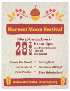 Harvest Moon Fest 2024 Onset MA